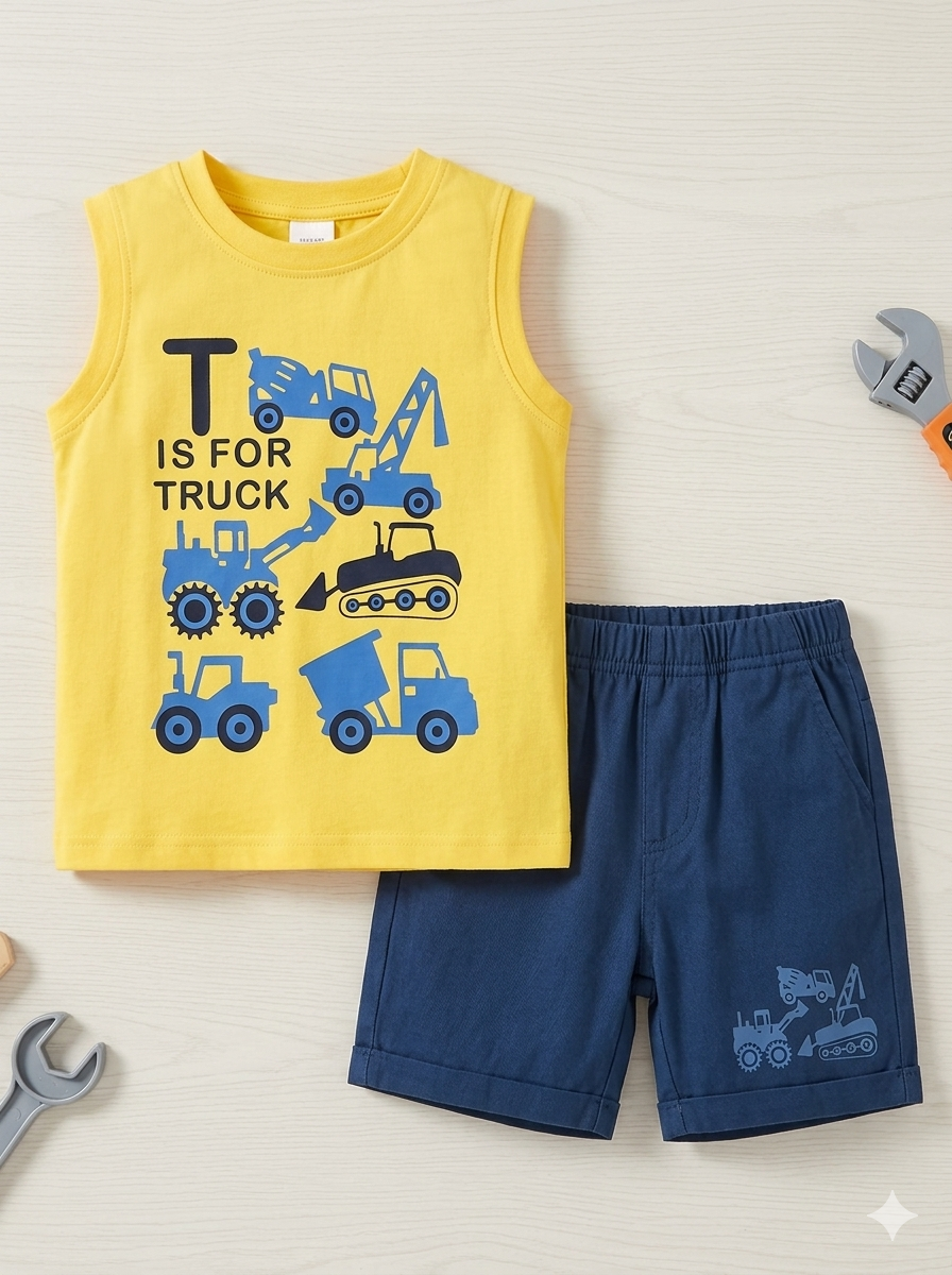 T IS FOR TRUCK Coord Set (2-Pc)